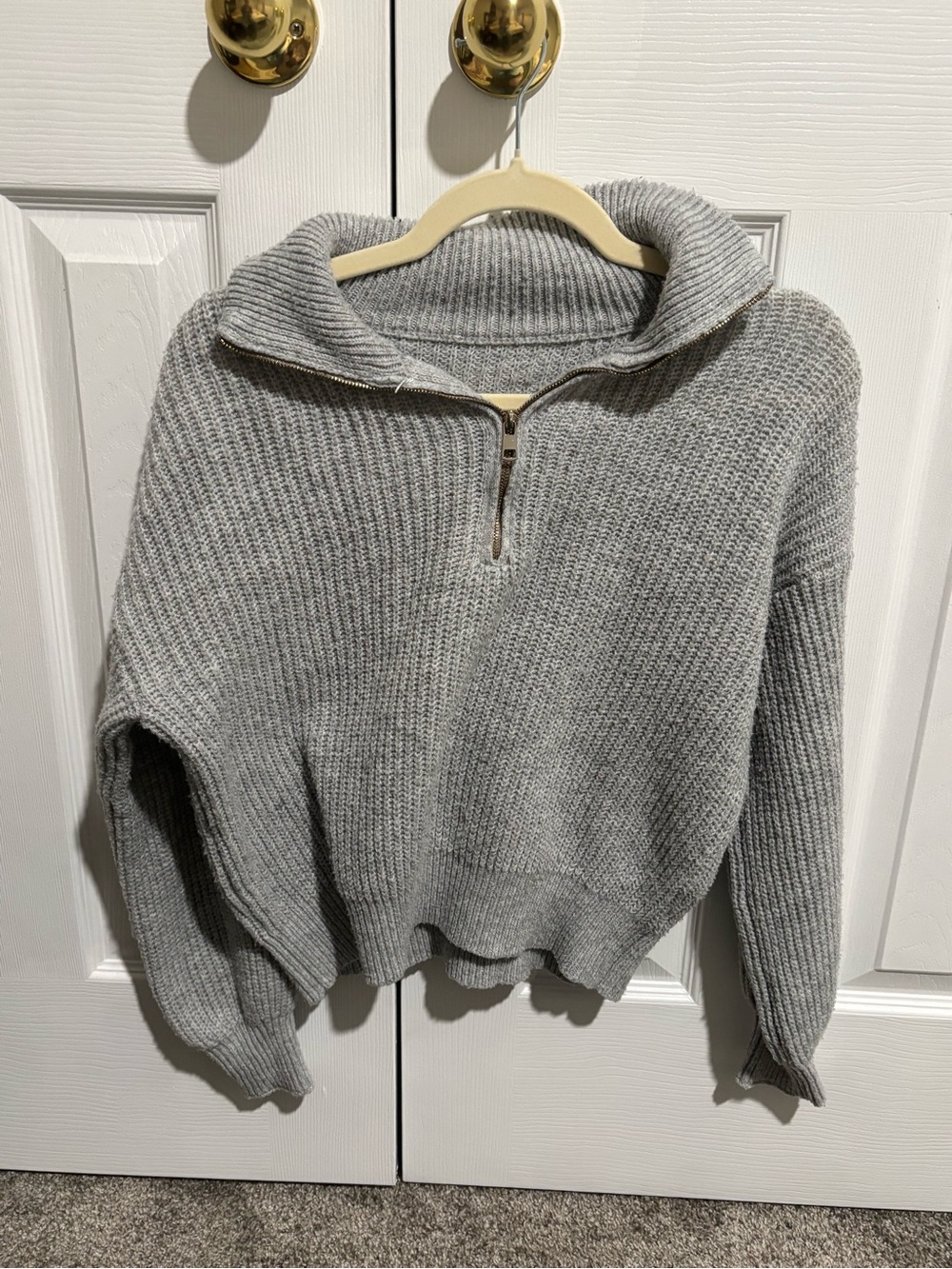Shein Quarter Zip Sweater